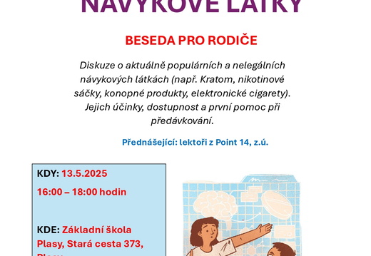 VA27_Beseda pro rodiče na téma Populární návykové látky 13.05.2025 - Zobrazí fotky z tohoto alba VA27_Beseda pro rodiče na téma